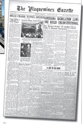 Gazette Coverage of the 1956 Opening of the Belle Tunnel which cost $2,436,000 or the equivalent of $28,000,000 today.