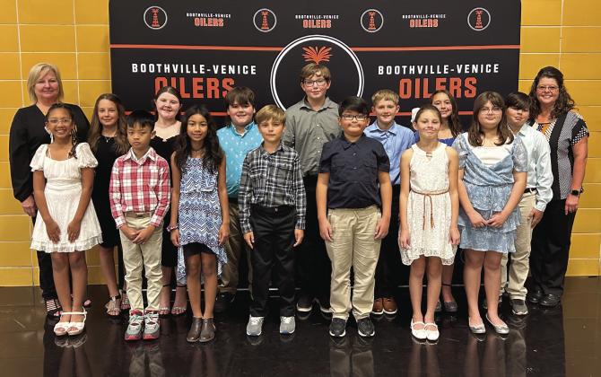 Boothville Venice Elementary Holds Elementary & Junior Beta Club Induction Ceremony