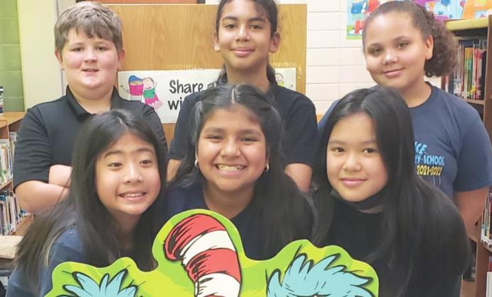 Fourth grade – Idrian Trufant, Ulises Ramirez, Drake Ragas, Kyndall Williams, Katie Riley, Katelyn Tran, Nathaly Diaz, Chonda Vong, Peyton Prout, Megan Diaz, Idris Trufant, Danni Fisher, Nathann Chiev, Edwin Ojeda and Makely Murillo. Not pictured: Kristopher Kenwright, Julia Scarabin and Avalyn Creppel.