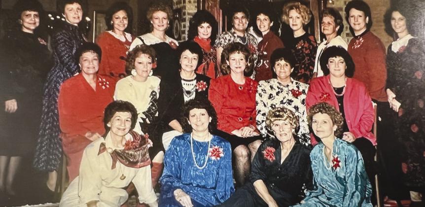 Founding Members: Beverly Barrois, Sandra Buras, Elaine Windham, Martha Hanson, Judy Hodnett, Evelyn Jacksina, Carole Becnel, Shirley Navarre, Peggie Brown, Cecelia Breland, Denise Blanda, Vicki Brock, Cindy Bulot, Vickie Reddick, Gwen Briggs, Reba Bubrig, Carolyn Boudreaux, Josie Leonard, Audrey LeBlanc, and Nora Danos