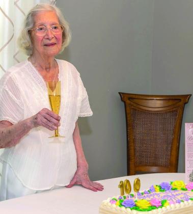 Ophelia Schoen, resident of Belle Chasse for 67 years, celebrated her 100th birthday on May 6. She credits good health and happiness as the key to longevity. She enjoys gardening, cheering on the Saints, spending time with her family as well as the occasional cosmopolitan martini.