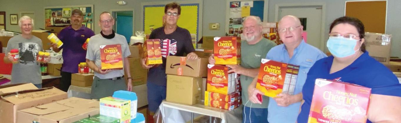 Pictured is the recently appointed Belle Chasse United Methodist Church Minister, Rev. JoAnne Pounds (far right), and many volunteers from Belle Chasse, Algiers, and more importantly, St. Andrew United Methodist Church of Baton Rouge who not only brought items to Plaquemines Parish but have brought to Houma and other areas that were needed.