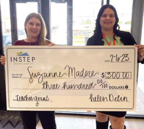 INSTEP Credit Union offers a monthly $300 Teacher Grant. All Plaquemines Parish teachers are eligible to apply for the grant to assist with their classroom needs. The process is simple, just a quick online application. Belle Chasse Academy teacher, Suzanne Madere, is one of the most recent recipients of the grant funds. Congratulations!