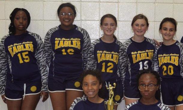 Sometimes Sharpening the Saw reaps benefits beyond private victories. Such is the case for members of the Belle Chasse Academy Volleyball Team. They recently competed in the Metro League Championships, and both the Jr. and Sr. division teams made it to the final championship game. Way to go, Eagles! Pictured in the front row, front left: Riley Polk and Jaliyah Heard. Back row: Chloe Brown, Aubrey Jackson, Taylor Gheen, Hailey Reeves, and Alexis Timms.