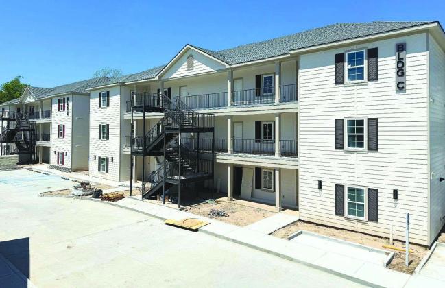 The Glen Oaks Apartments, located near the Naval Air Station in Belle Chasse, as it neared completion. The multi-family project consists of new construction of forty-four (44) apartment units. Milton J. Womack