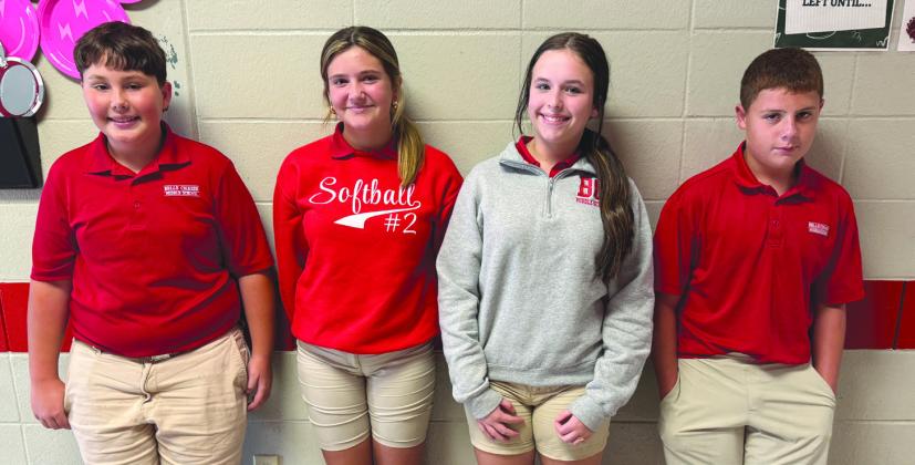 Student Council ocers: Kale Taylor, President; Emmi Pouwels, Vice President; Zoey Zulli, Secretary; Ethan Ricks, Treasurer