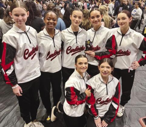 Belle Chasse High Color Guard Places Third in First Winter Guard Competition