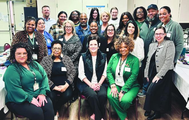 Various medical sta and community members came together to partake in an action planning workshop to strengthen the local health system.