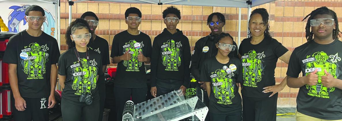 Phoenix High's Spartan Synergy Competes In First Robotics Bayou Regional