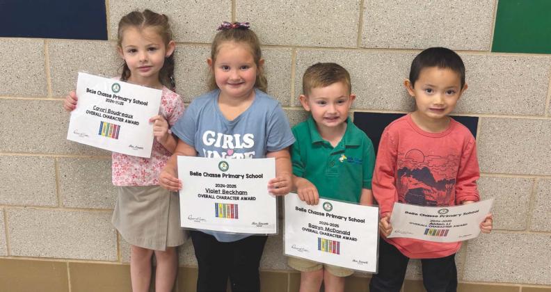 Head Start: Camri Boudreaux, Violet Beckham, Aiden Li, and Basyn McDonald.