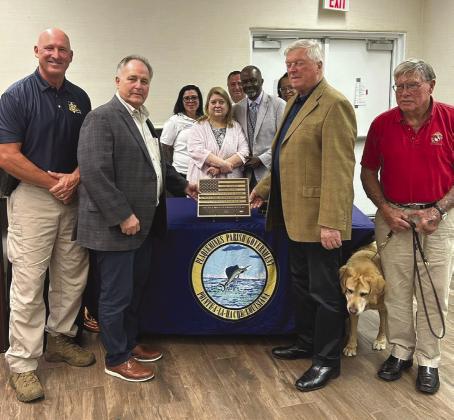 Parish Library System Accepts Braille American Flag from BVA