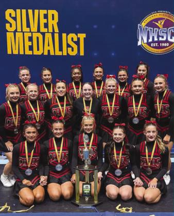 BCHS Cheerleaders Earn Silver in National High School Cheerleading Competition