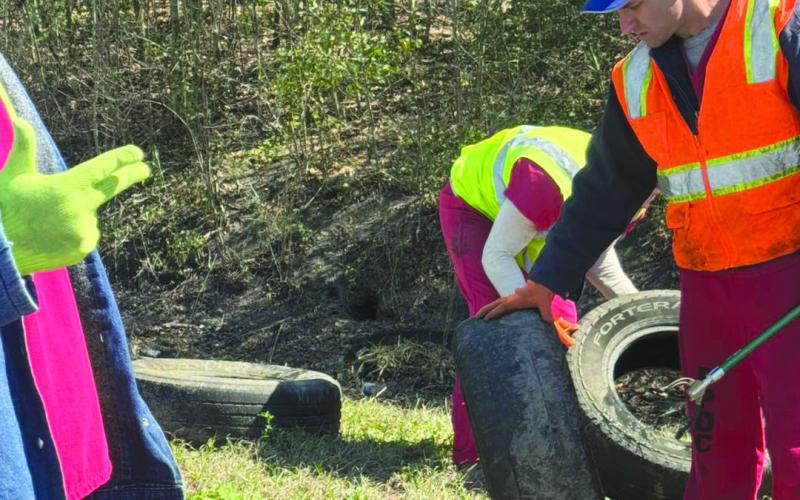 PPSO Work Crew Continues to Clean Up Plaquemines Parish