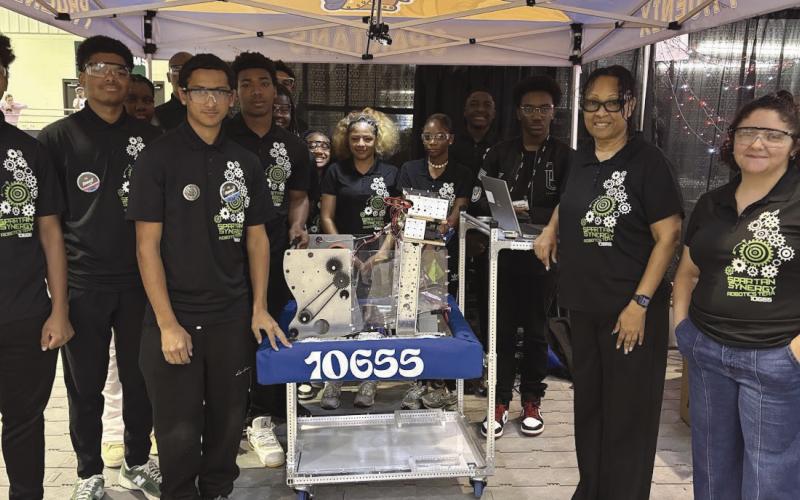Phoenix High School Spartan Synergy Robotics  Team 10655 Competes at First Robotics Magnolia  Regional in Laurel, Mississippi