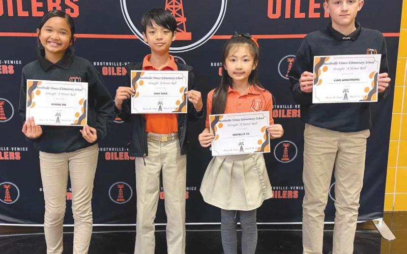 BVES Announces Third Nine Weeks Honor Roll, Perfect Attendance Recipients