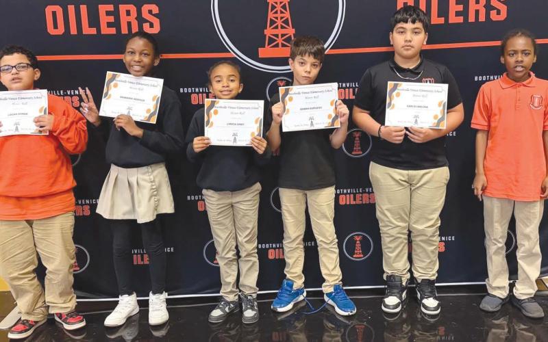 BVES Announces Third Nine Weeks Honor Roll, Perfect Attendance Recipients