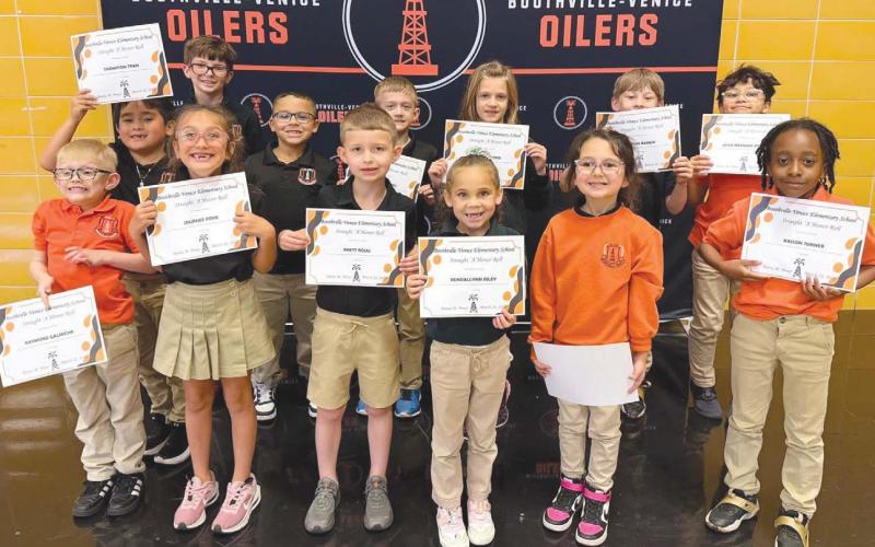 BVES Announces Third Nine Weeks Honor Roll, Perfect Attendance Recipients