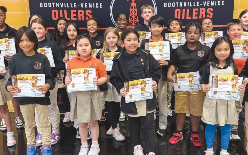 BVES Announces Third Nine Weeks Honor Roll, Perfect Attendance Recipients