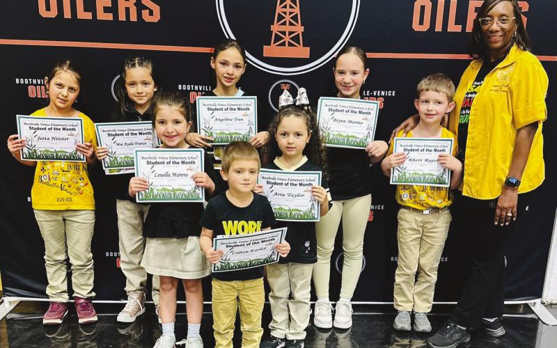 Boothville-Venice Elementary Honors February Students of the Month