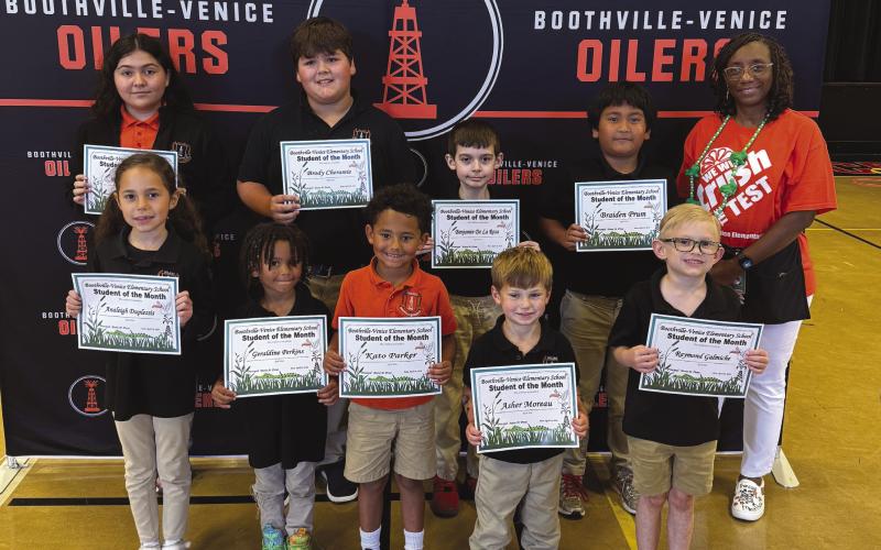 BVES Announces April Students of the Month