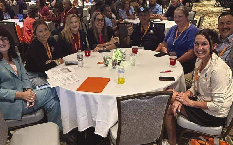 Plaquemines school system Superintendent Shelley Ritz, school board members, and other school o cials attend the 2026 convention of the Louisiana School Boards Association.