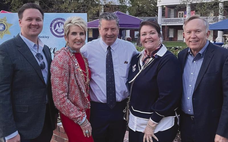 From left: Tray Ansardi, Danica Ansardi, Senator Pat Connick, Clerk of Court Kim Turlich-Vaughan, and Dale Benoit.