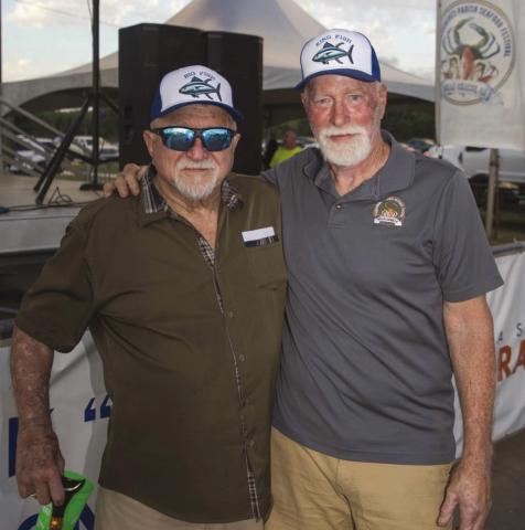 From left: Big Fish Skip Vix and King Fish Ernie Kientz.