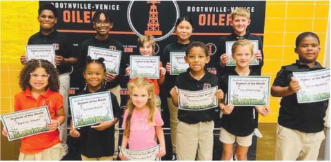 BVES Announces Students of the Month for August