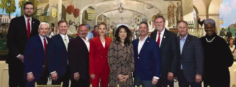 Southeast Louisiana Parish Presidents meet with newly elected New Orleans Mayor Helena Moreno and GNO Inc.'s Michael Hecht to discuss regional issues.