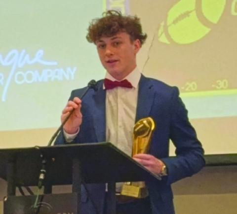 BCHS' Cooper Faucheux Receives 'Player of the Week' Honor at Greater New Orleans Quarterback Club Awards