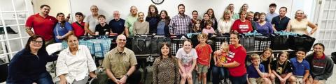 First Baptist Church Collaborates with Venice Port Complex Distributing Food to Those in Need for Thanksgiving