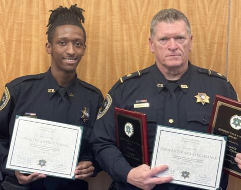 Deputy Cameron Young &amp; Sergeant Douglas Plaisance
