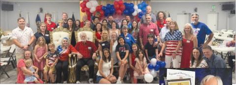 A 100th birthday celebration was held on June 7th and saw the entire family together.