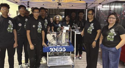 Phoenix High School Spartan Synergy Robotics  Team 10655 Competes at First Robotics Magnolia  Regional in Laurel, Mississippi