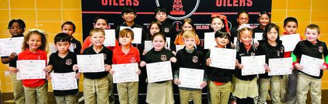 Boothville-Venice Elementary School Recognizes its Honor Roll and Perfect Attendance Students