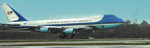 TOUCHDOWN: President Trump lands at NAS JRB in Plaquemines