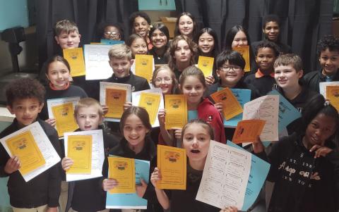 March 20 was the grand opening of Boothville-Venice Elementary School's Accelerated Reader (AR) Gaming Room. The students that met their AR Goals for the third nine weeks received a golden ticket, that is redeemable for 15 minutes in the gaming room. The students were extremely excited about the new reward for their reading effort. The incentive will continue through the fourth nine weeks and into next school year.