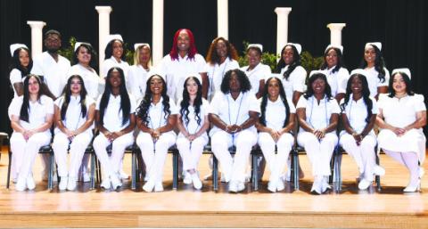 Plaquemines Resident Honored in Nunez Spring 2025 Nursing Pinning