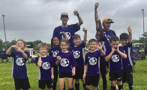 5/6 Year Old Champions: Team Lions; Coached by Nicholas Mastagni