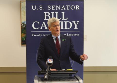 Senator Bill Cassidy held a press conference recently to celebrate the success of the Windfall Elimination Provision (WEP) and Government Pension Oset (GPO), which were repealed by the Social Security Fairness Act, signed in January 2025. Public Servants such as police ocers, firefighters, and educators benefited from increased retirement benefits. Cassidy had worked on the eort since he was in Congress in 2009.