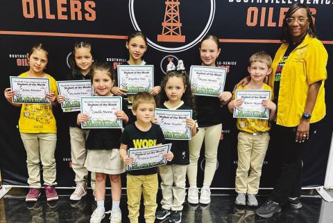 Boothville-Venice Elementary Honors February Students of the Month