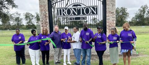 Ironton Park Re-Opening Ribbon Cutting Ceremony