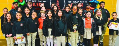 Boothville-Venice Elementary Announces 2nd Nine Weeks Honor Roll, Perfect Attendance