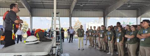 Students from Three Local High Schools Participate in Annual We Work the Waterways Event