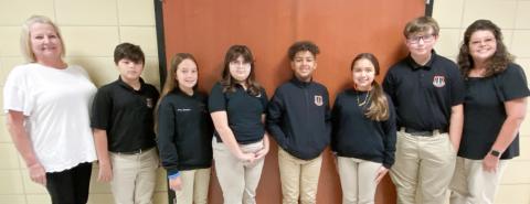 Boothville Venice Elementary School's 2024-2025 Junior Beta Officers