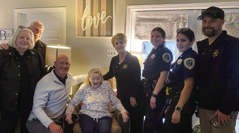 Sheriff Turlich, PPSO Celebrates Ms. Hotard’s 94th Birthday