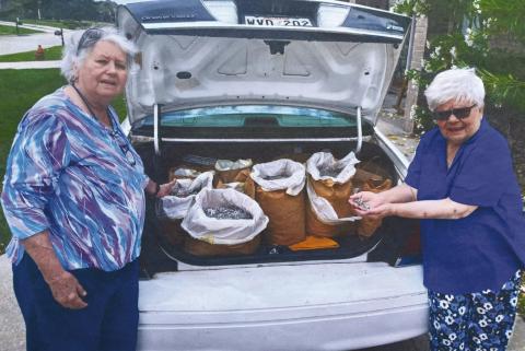 Beta Sigma Phi Members Recycle 171 Pounds of Pull-Tabs for Ronald McDonald House