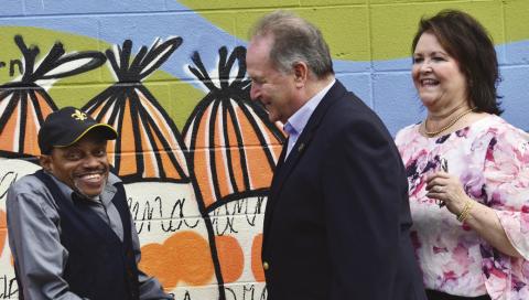 Plaquemines Leaders Attend Mural Dedication in New Orleans
