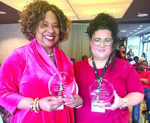 From left: Monica Martin and Hannaha Williams.