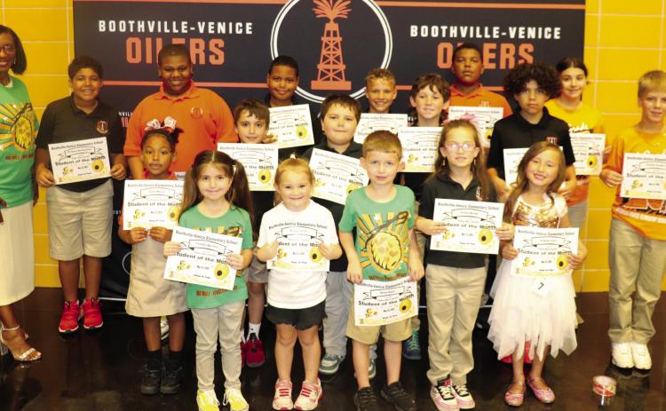 BVES Celebrates May Students of The Month